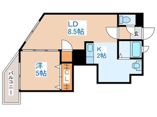 パークヒルズ円山の物件間取画像